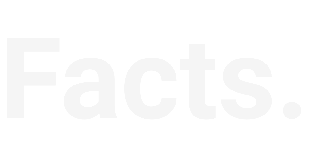 Das Wort Facts. in weißer Schrift
