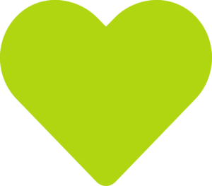 Grünes Herz Symbol